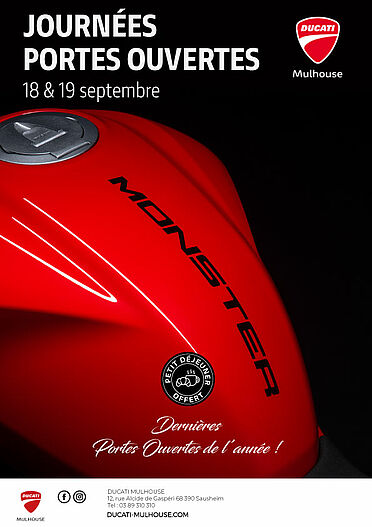 PORTES OUVERTES DUCATI MULHOUSE LES 18 & 19 SEPTEMBRE