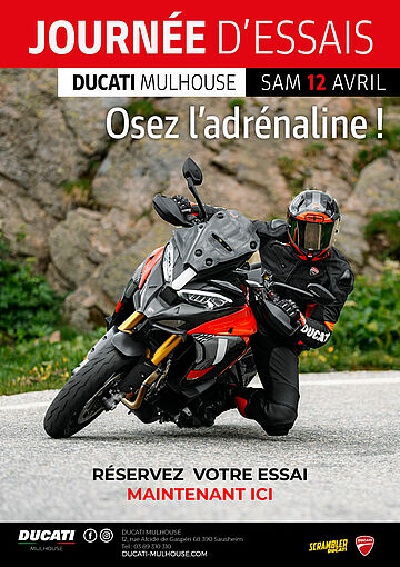 JOURNÉE D'ESSAIS DUCATI MULHOUSE LE 12 AVRIL 2025